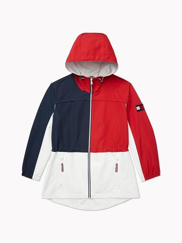 Női Tommy Hilfiger Colorblock Kabát Színes | HU 171BEX